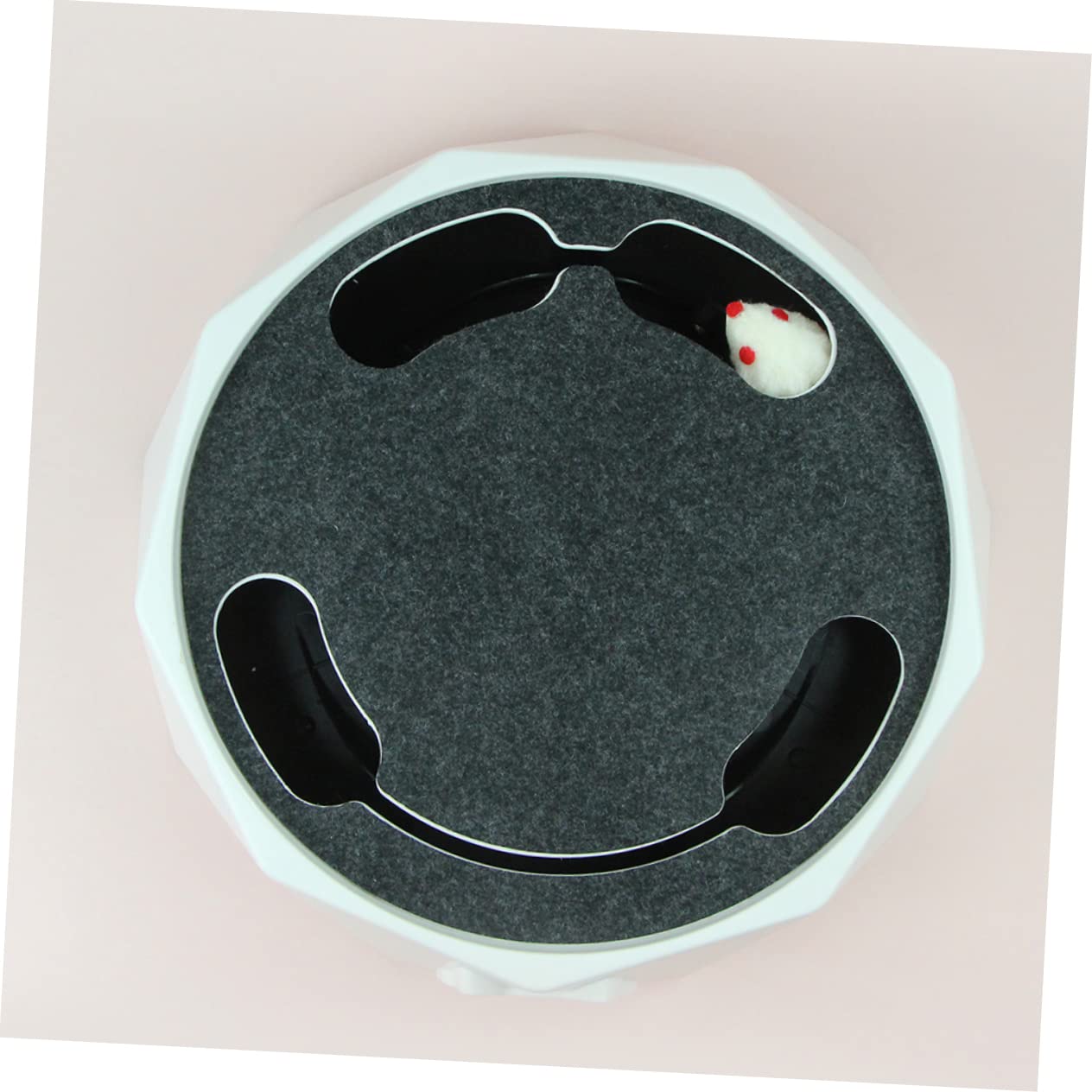 Ipetboom Juguete para Mascotas Juguetes para Gatitos Gato Juguete Giratorio Juguetes para Perros Cachorros ratón Juguete de burlas para Mascotas Gato Juguete Interactivo eléctrico