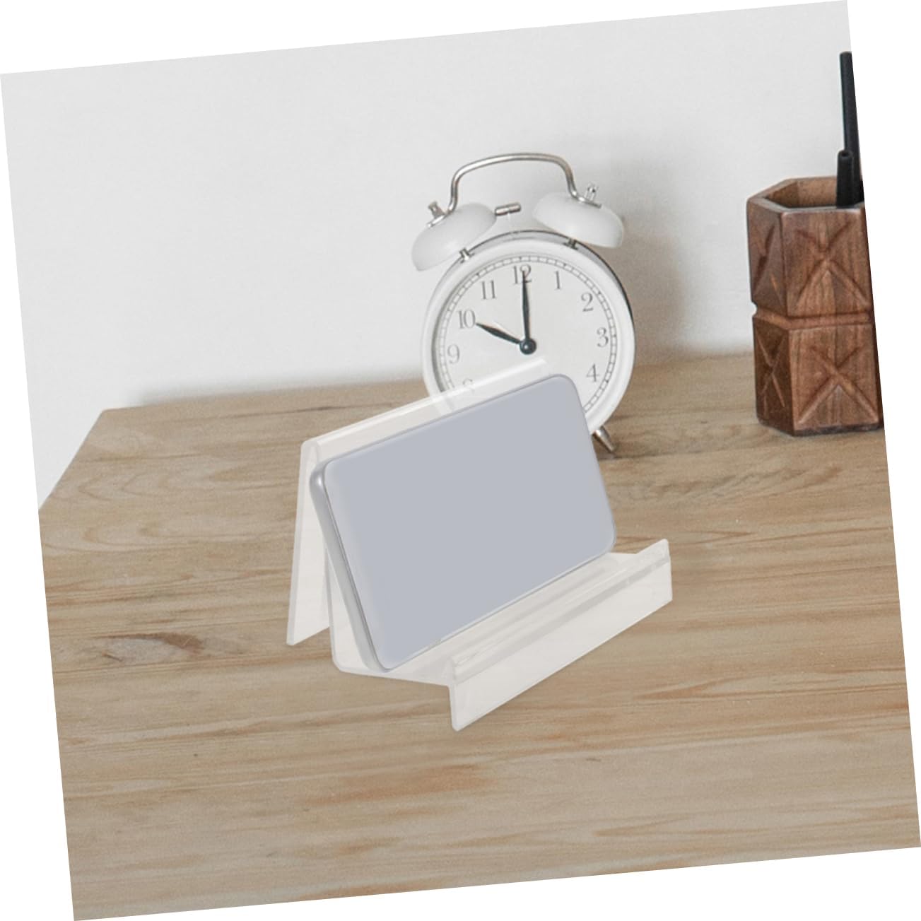 4pcs Purse Display Stand for Mobile Phones Masks and Cards Self-supporting Showcase for Retail Stores and Home Use