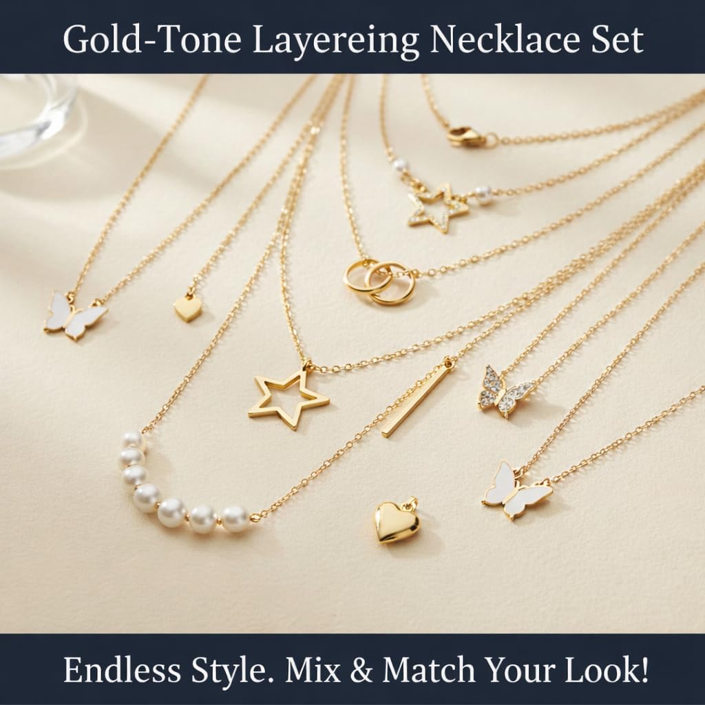 Mystery Jewelry Jar Bundle – 65 - 70 premium quality Jewelry Box for Women Gift Set, Unique Birthday Gift for Her (earrings - rings - gold necklace stack - gold bracelet stack - anklets - waist chain - choker necklace) - jewelry sets for women - women's jewelry