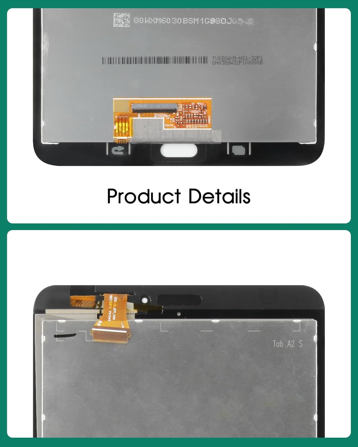 LCD Replacement for Samsung Galaxy Tab E 8.0 T377 SM-T377T T377W T3777 T377R4 T377P Screen Replacement Full Display Touch Screen Digitizer Glass Assembly Kits