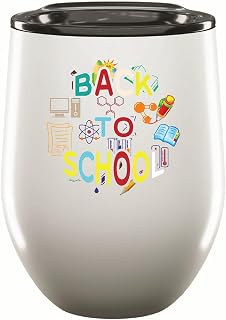 New Schoolyear Gift Ideas For Daughter Son Grandson Granddaughter Art Teacher Appreciation Gifts 12oz Wine Tumbler Cup