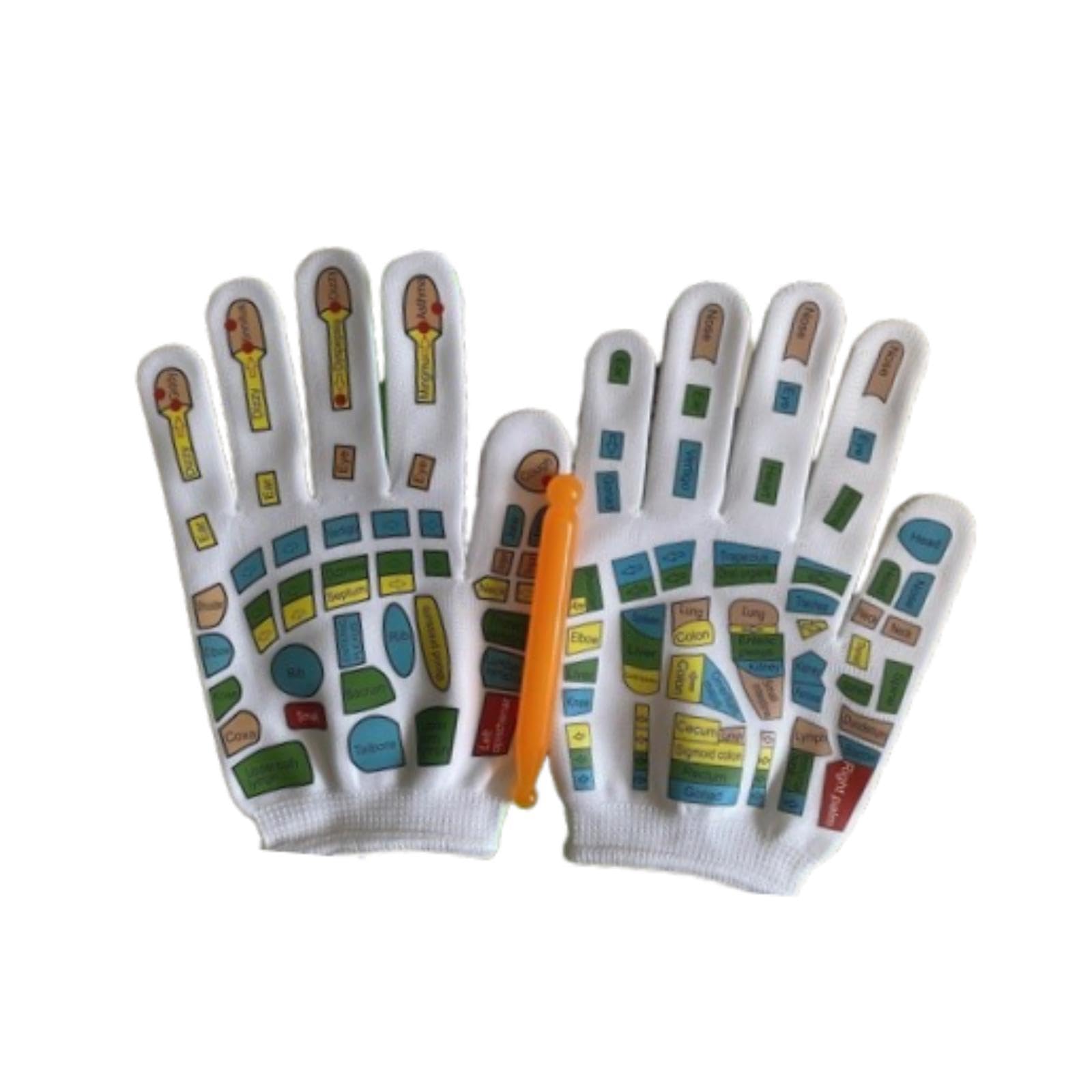 LOOM TREE® Reflexology Gloves Breathable Hand Massage Mittens For Friends Elders Adults 19Cm | Womens Accessories | Gloves & Mittens-image-38