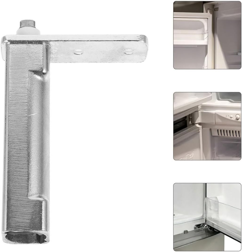 2pcs Stainless Steel Refrigerator Door Hinges Replacement for Freezer Soft Close Hinges