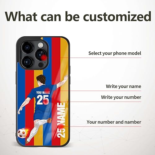 Miniatura 5 de Fundas personalizadas para teléfono Footbal Soccer Club iPhone 5 6 7 8 SE X 11 12 13 14 Pro Max Plus Mini Samsung S7 S8 S9 S10 S20 S21 S22 Ultra