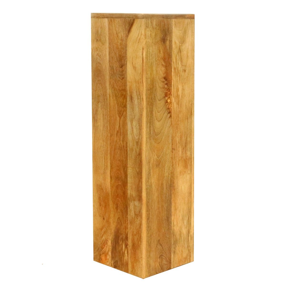 Säule Holzsäule Dekosäule Podest Ständer Sockel Blumenständer Holz Natur klein 65 cm