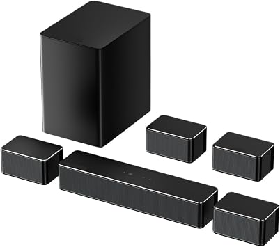 Surround Sound System Bar For TV With Dolby Atmos Control Home Cinema Bluetooth Speaker With Subwoofer Versatile Connectivity