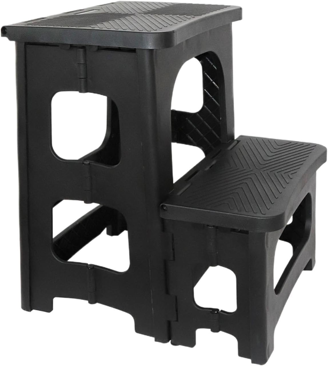 Step Ladder Foldable Step Stool Kitchen 2 Step Ladder Strong Load-Bearing 250 Lbs Load Non-Slip Wide Pedal for Indoor Outdoor stepstool