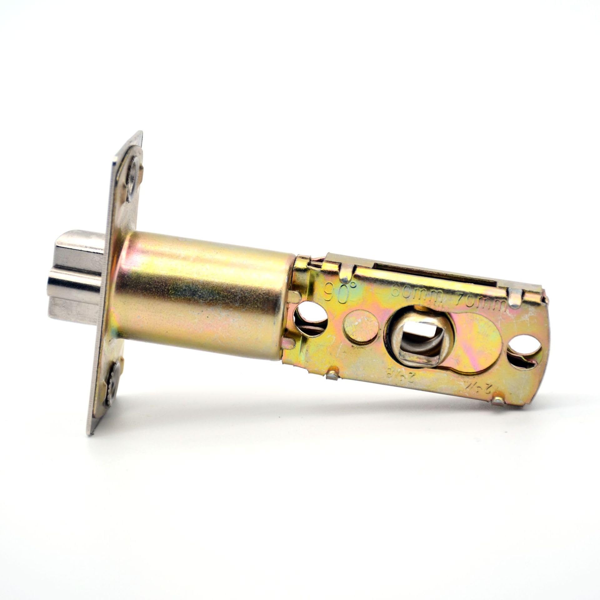 Adjustable Bolt Size 60/70mm Adjustable deadbolt Latch 2-3/8 "or 2-3/4" for Lever Door Handles, Inner Door Handles