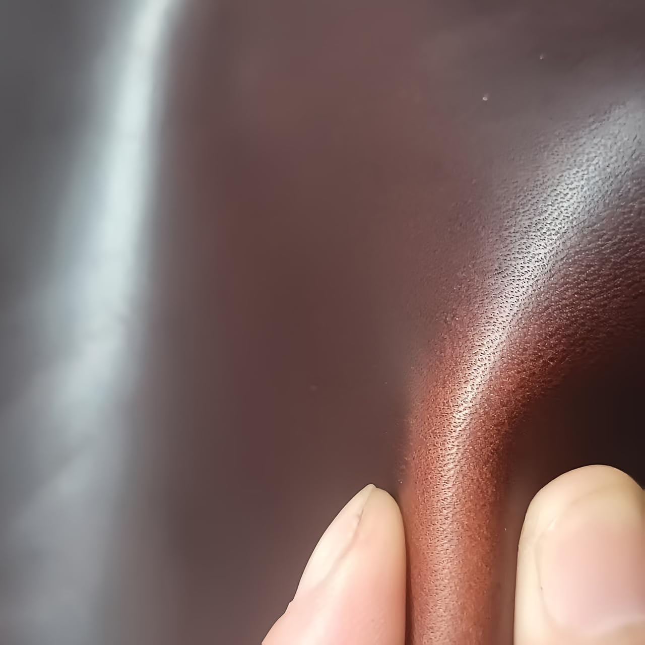 Oil Wax Leather, Full Grain Leather Sheets, 2.0mm-2.4mm (5-6oz) Thick Cowhide Leather Pieces Dark Brown Color Changing Genuine Leather (Oil Wax Brown 31-35 Square feet)