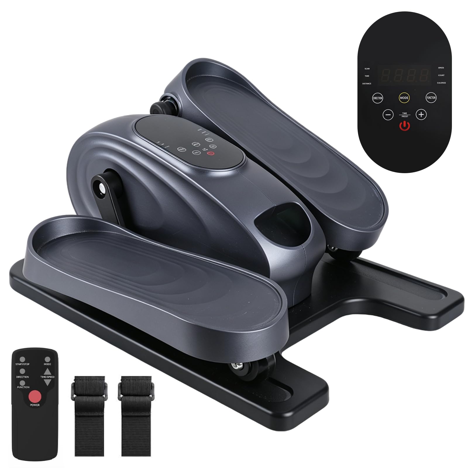 Mini elíptica para debajo de la mesa, plegable mini bicicleta elíptica para
