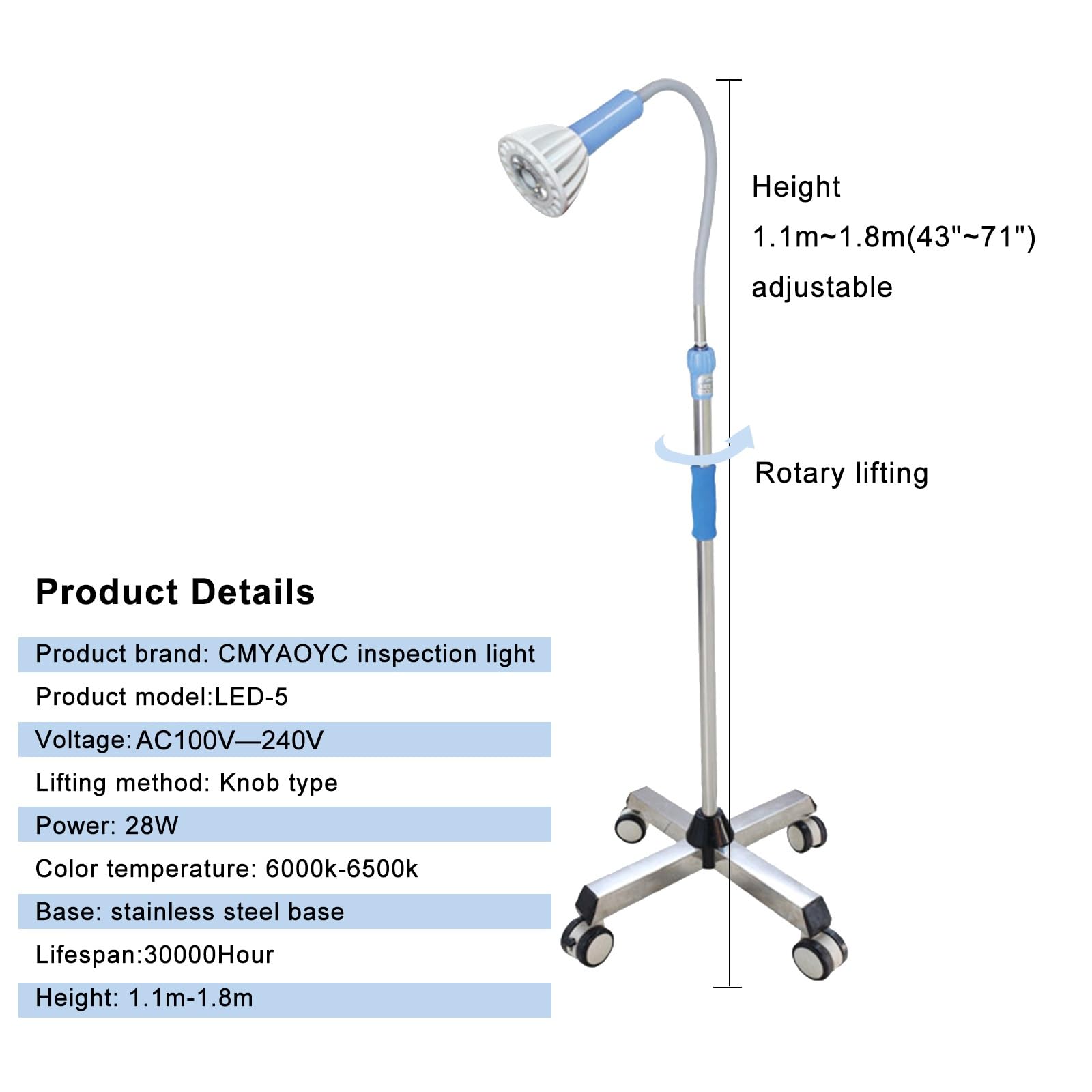 28W LED フロアランプ 調光機能付き 螺旋 【公式通販】
