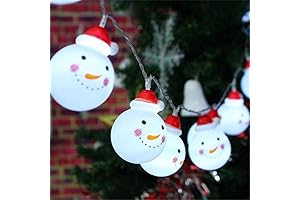 Christmas String Lights Snowman Shape| 10PCS Snowman String Lights