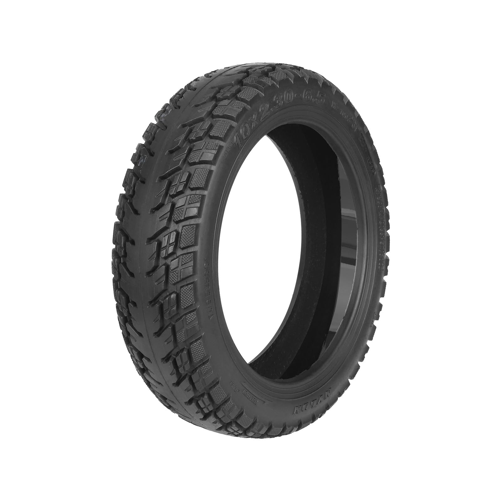 TREFAN Lot de 2 roues de rechange, 10 x 2,30-6,5", pour scooter électrique NIU KQi2/KQi2 Pro, pneus auto-réparation universels de 10" pour pneus 250 x 64, pour Xiaomi 4 Ultra, pneus tout-terrain sans