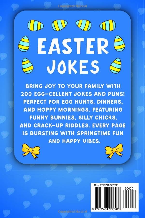 Laugh Out Loud Easter Jokes: Funny Easter Book Gift For kids Age 6 8 10 12, Featuring 200 Hilarious Riddles And Spring Puns, Perfect For Basket ... Basket Stuffers For Boys And Girls Age 6-12) image 3