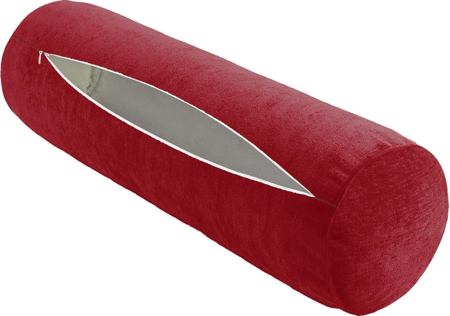 Nackenrollenbezug Bezug for Nackenrolle Nackenkissenbezug mit Reißverschluss for Kissenrollen aus Memory-Schaum und Nackenkissenrolle