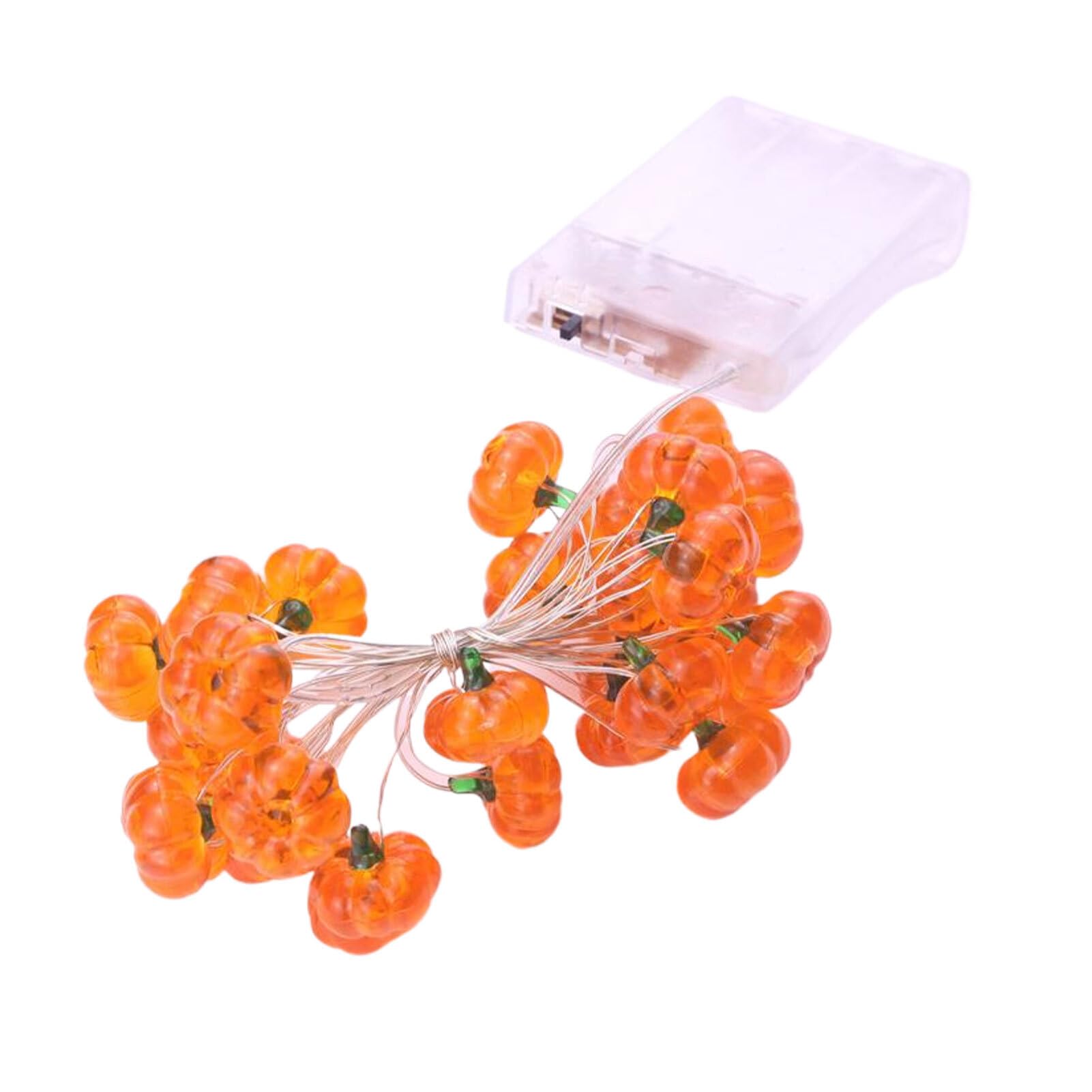 TWISAXC ABS Light Decoration Atmosphere Party Decoration for ABS Party LED Lights Indoor for LED for Light Orange, Orange+Green, 20 Lights