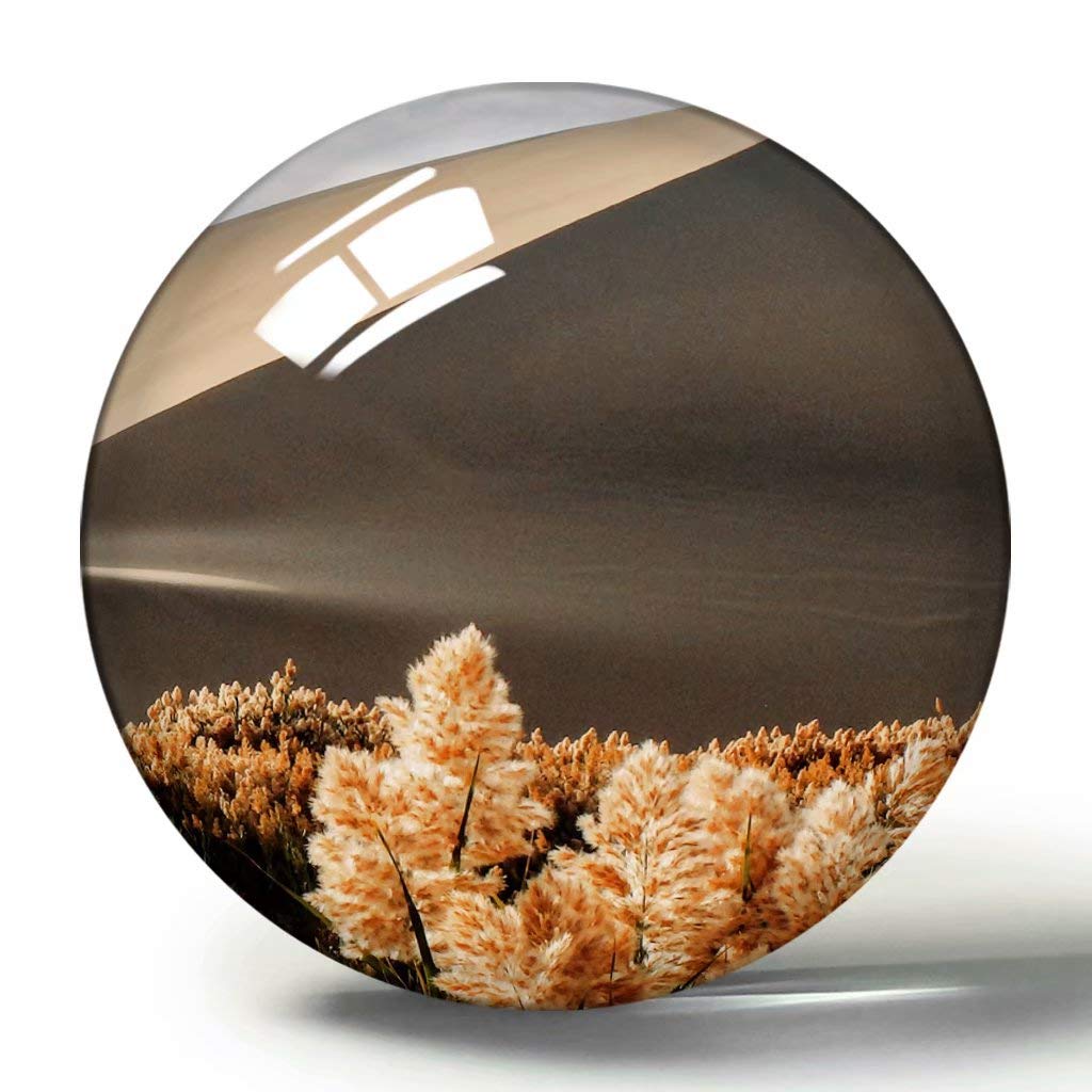 China Gansu Dunhuang Mingsha Mountain 3D Fridge Magnet Souvenir Collection Travel Gift Circle Crystal Refrigerator Magnets