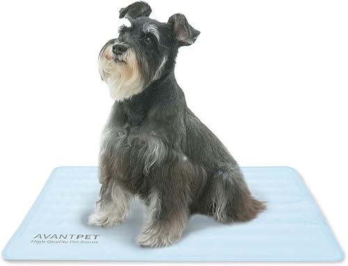 AVANTPET Cool Gel - Tapete refrescante reversible y cómodo para mascotas para gatos y perros, activado por presión, gel no tóxico, fácil de limpiar,