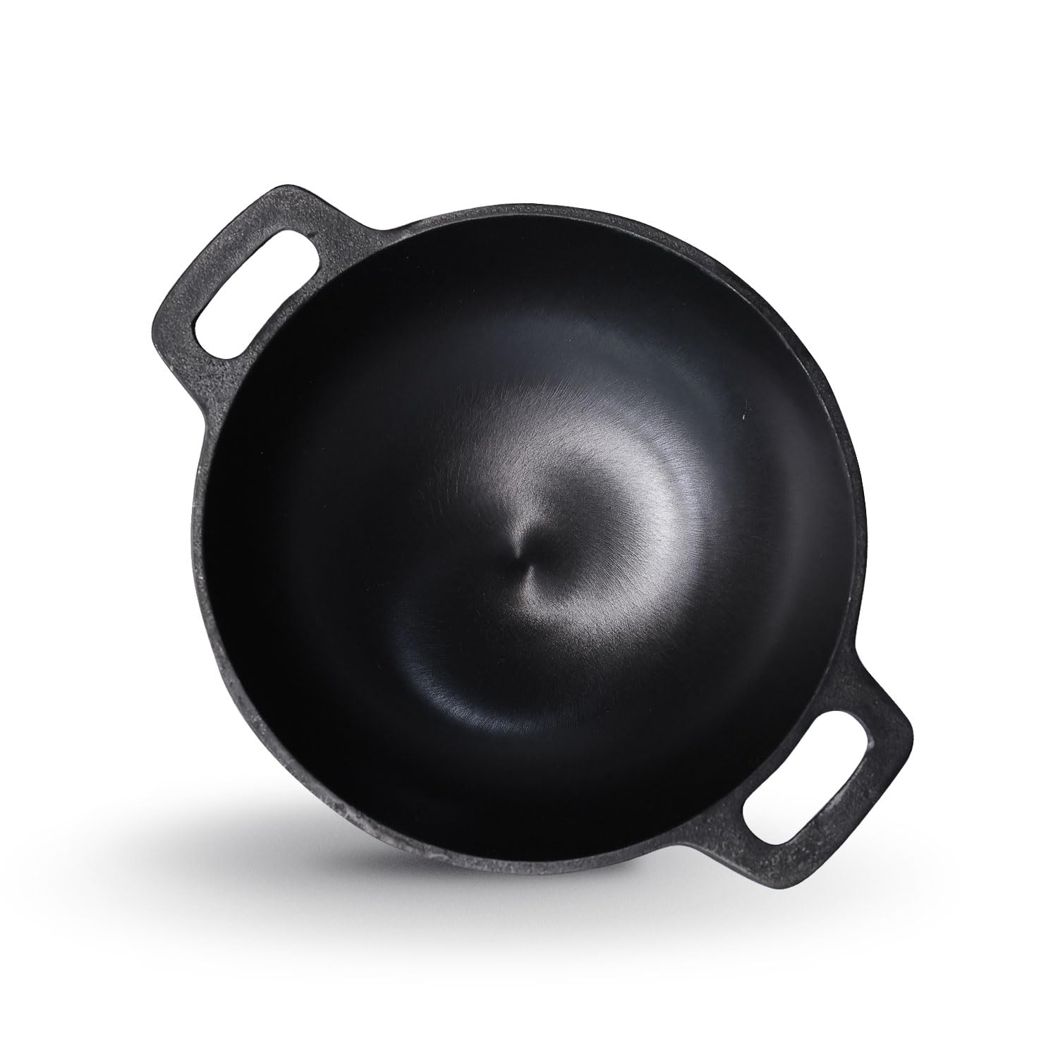Kichera Pre Seasoned Cast Iron Kadai with 2 Loop Handles (10 Inch) | 2.5kg, 2.5L Capacity | Cookware for Deep Frying | Wok, 26cm Diameter | Kadhai Non Stick |Pure & Toxin-Free (B0BQ6GX5K1) Amazon Price History, Amazon Price Tracker