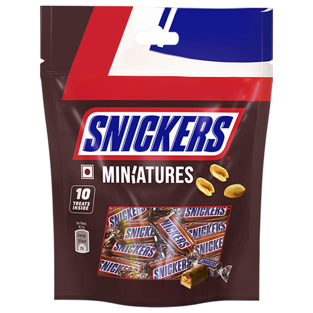 Snickers Peanut Filled Miniatures Chocolates 100 gm-Pack of 4 (B08P1NGN7C) Amazon Price History, Amazon Price Tracker
