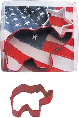 Political Election Cookie Cutter Sets (republican 2 pc) 2 Pieces GOP Elephant & Star