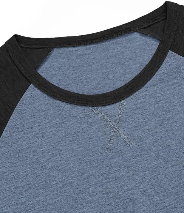 Men's Long Sleeve Shirts T Shirt Cotton Shirt Crewneck Shirts - Image 6