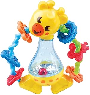 PlayGo Giraffe Activity Buddy Rattle Toy for Kids - Multi Color