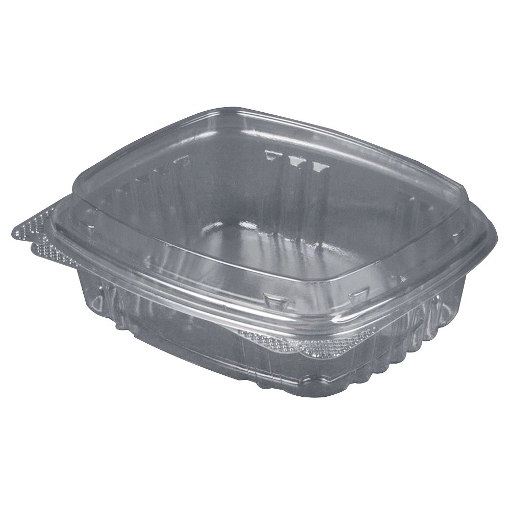 Clear High Dome Hinged Deli Container by Genpak – 16.0 ounces, Pack of 200, Model AD16F
