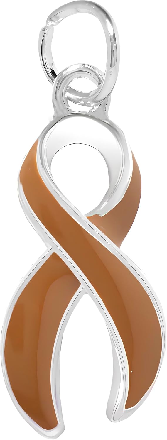 Beautiful Awareness Ribbon Charms - Perfect for DIY Jewelry, Bracelet, Necklace Items, Raise Awareness for Cancer, Diseases, Causes. Bulk Quantities Available