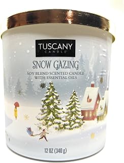 Tuscany Candle Holiday Jar Candle (Snow Gazing, 12 Ounce)