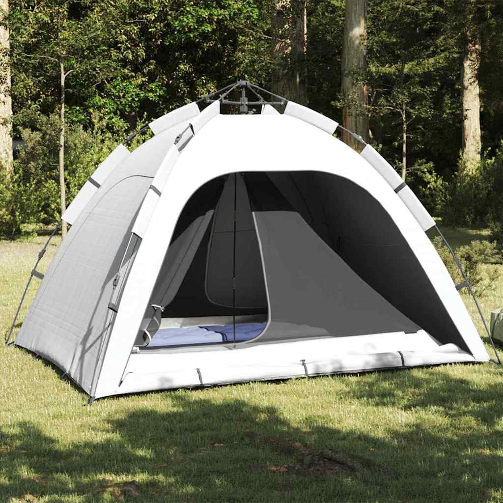 Tienda interior con techo negro 240 x 160 x 133 cm con red, tienda de campaña ligera para exteriores, familia, trekking, festival, resistente al viento, montaje rápido, con mosquitera
