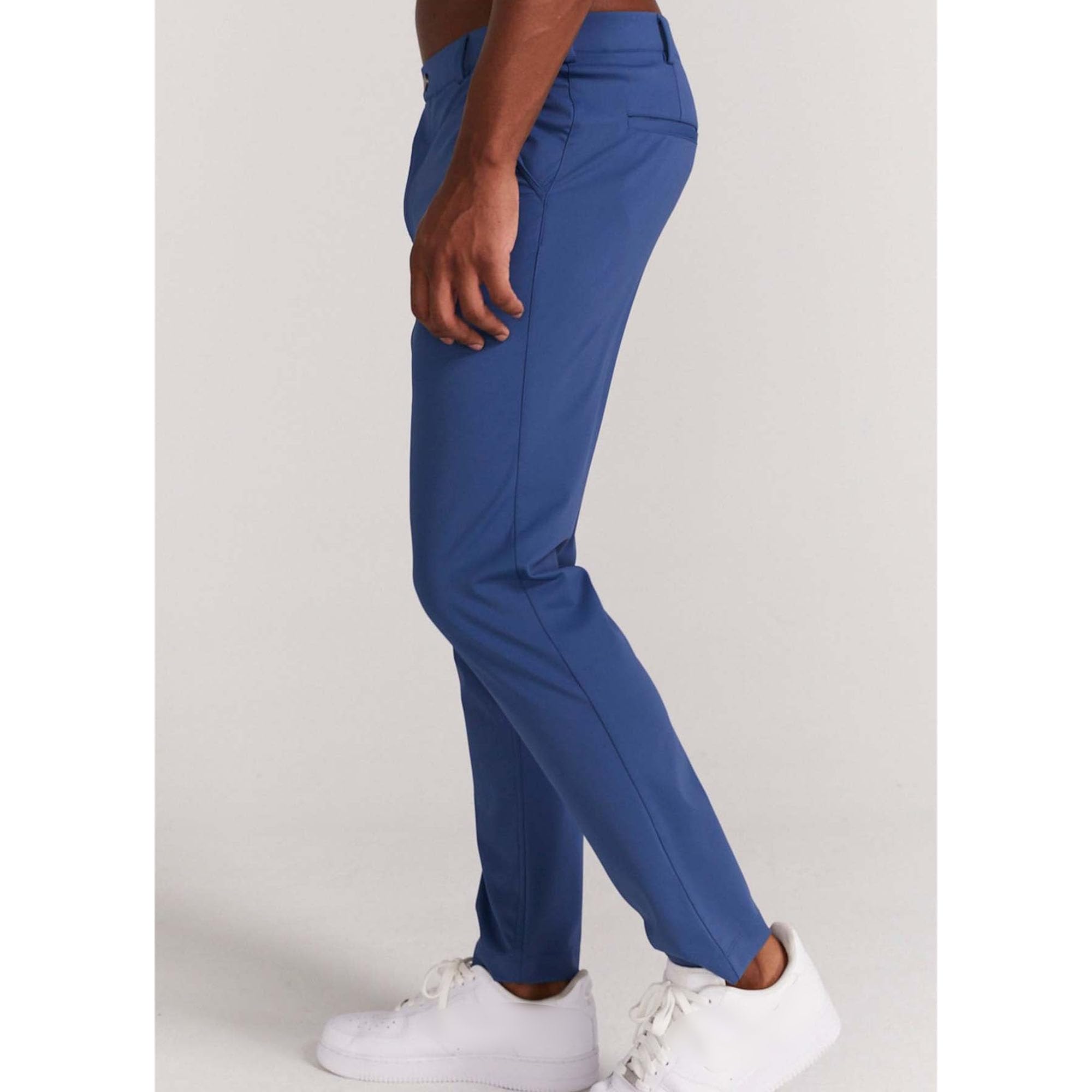 Pantalon de golf extensible pour homme - Coupe ajustée - Pantalon chino léger et décontracté - Confortable