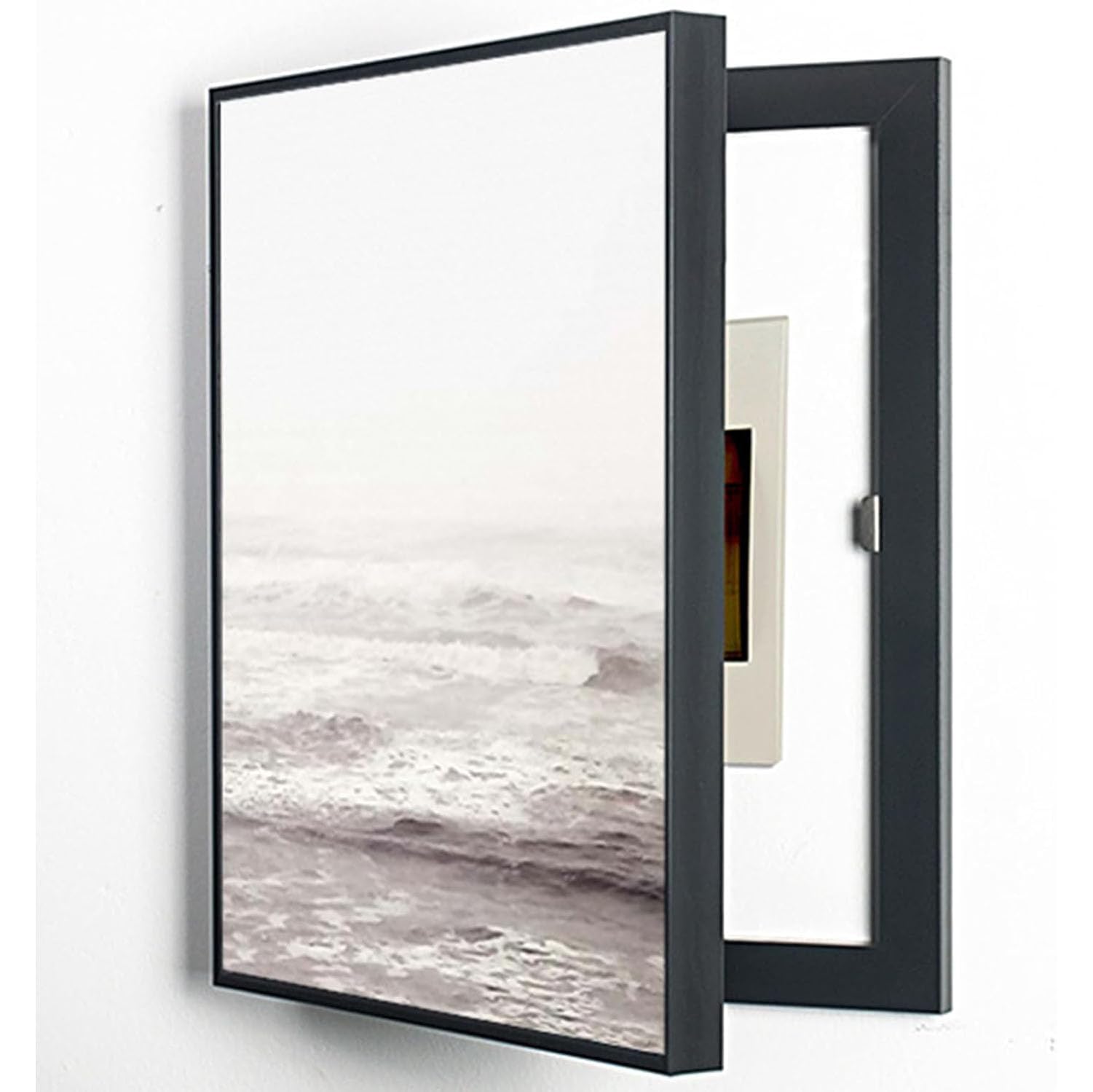 Electrical Panel Cover Decorative Picture Frame, Meter Box Hide Paintings for Home or Office, Stylish Electric Box Decoration, Flip Cover Design