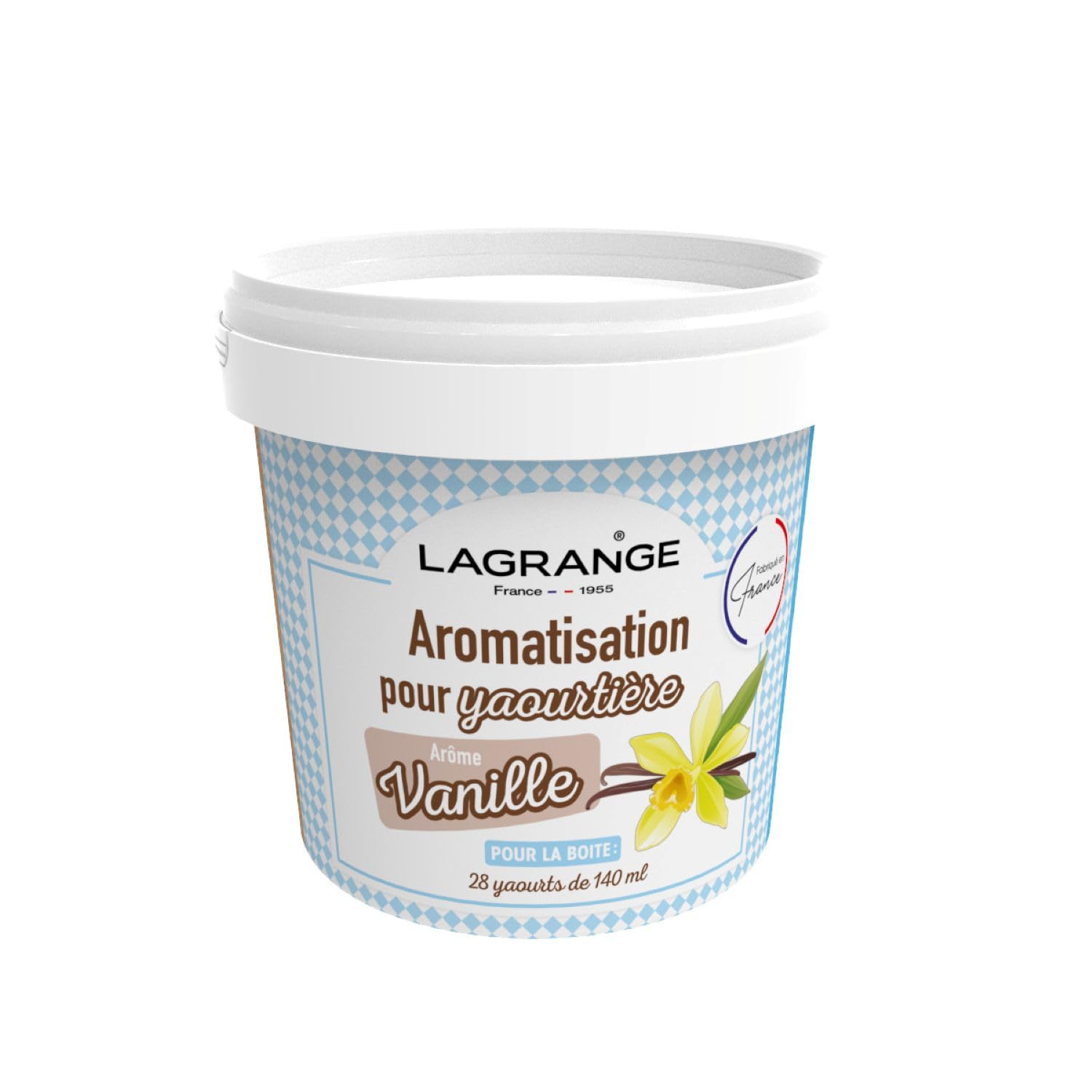 Lagrange Aromatisation Vanille pour Yaourts 500 g - Lot de 4