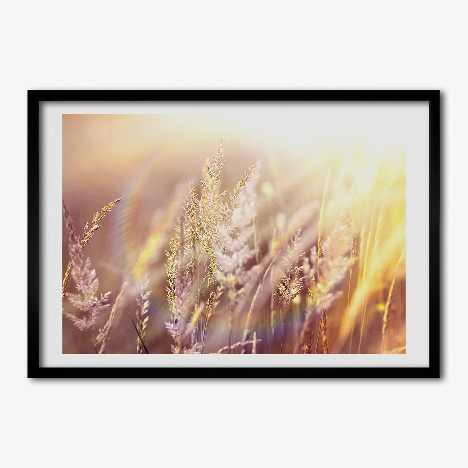 Cadre MDF 70x50 cm herbe Haute pour tableau moderne salon