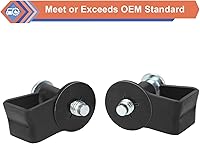 Vista 4 de ZONFANT Juego de 2 pernos de cierre de puerta, pernos de cierre de pestillo de puerta que incluyen bujes, compatibles con vehículos Ford Lincoln