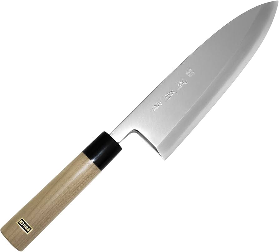 Amazon｜堺菊守(Sakaikikumori) 出刃包丁 シルバー 刃渡り:約15cm 銀3