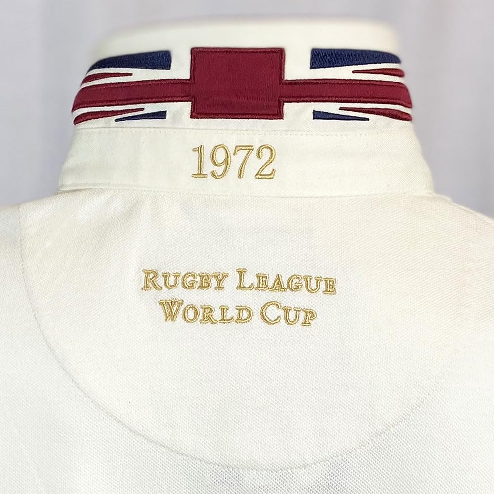 Rugby League 1972 World Cup Retro Polo Granatowy/Czerwony