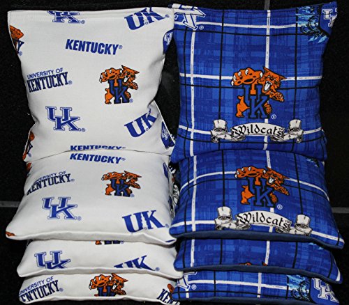 Cornhole Bags UK University of Kentucky Wildcats Baggo Toss Tailgate Game 8 Bags