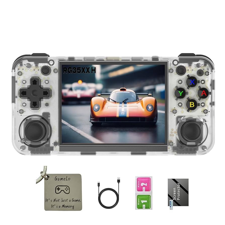 その他 Anbernic Rg35xxh 64GB Amazon.com: RG35XX H, Anbernic Retro Handheld Gaming Console