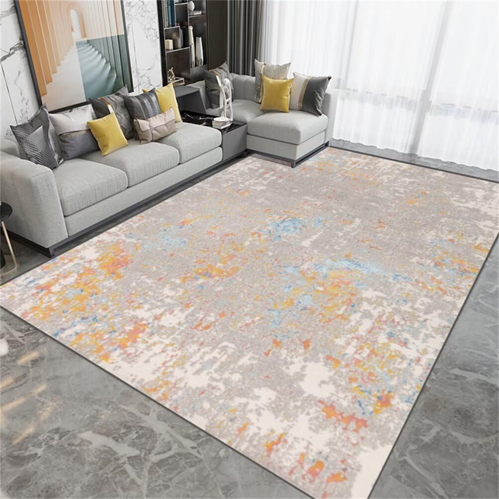 Tapis chambre ado fille gris lavable 150x200 pour un nid douillet
