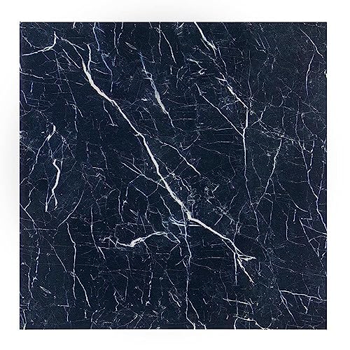 QUEBERS Marble Finish Self-Adhesive Flooring Tile Stickers Peel and Stick Wall 3D Tiles Stickers for Wallpaper & Floors Easy Installation, Effect PVC Vinyl Flooring Sheets (60x200CM) 2 MITERS