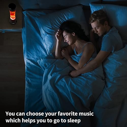 Miniatura 5 de EDIER Lámpara de magma de 16.5 pulgadas, lámpara de movimiento Bluetooth con altavoz, luz nocturna relajante para adultos, luz nocturna para