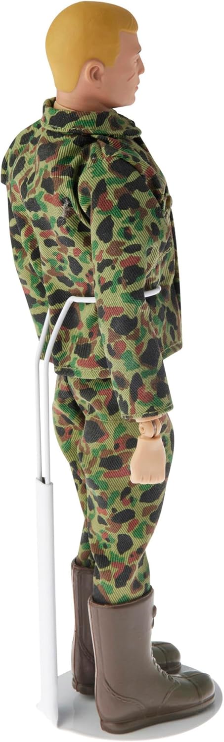 Plymor DSP-5175W White Adjustable Doll Stand, fits 10, 11, and 12 inch Dolls or Action Figures, Waist is 1.75" - 2.25" wide, 5" - 6" around, Pack of 12