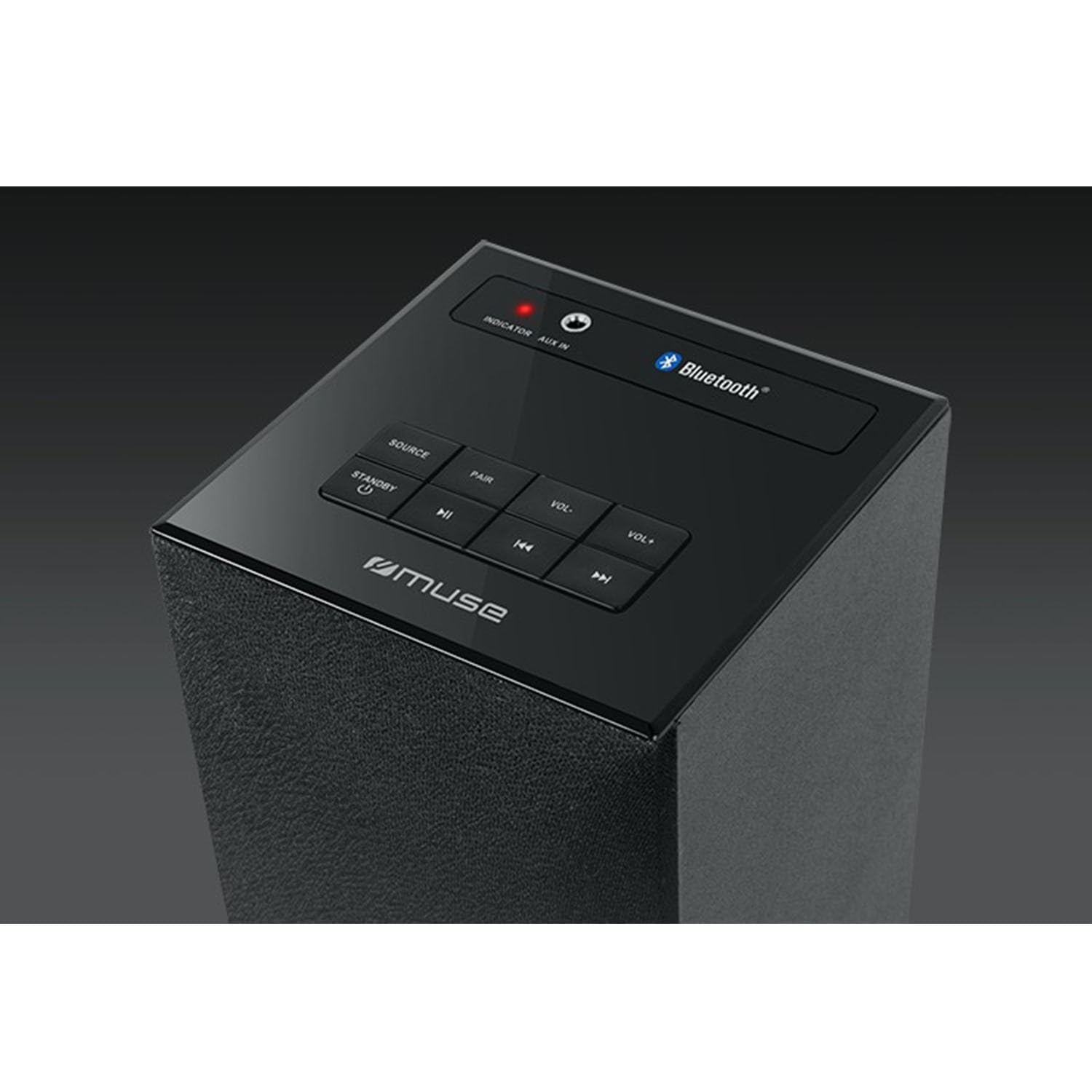 MUSE M-1050 BT Enceinte d'intérieur Bluetooth USB 20 W Noir