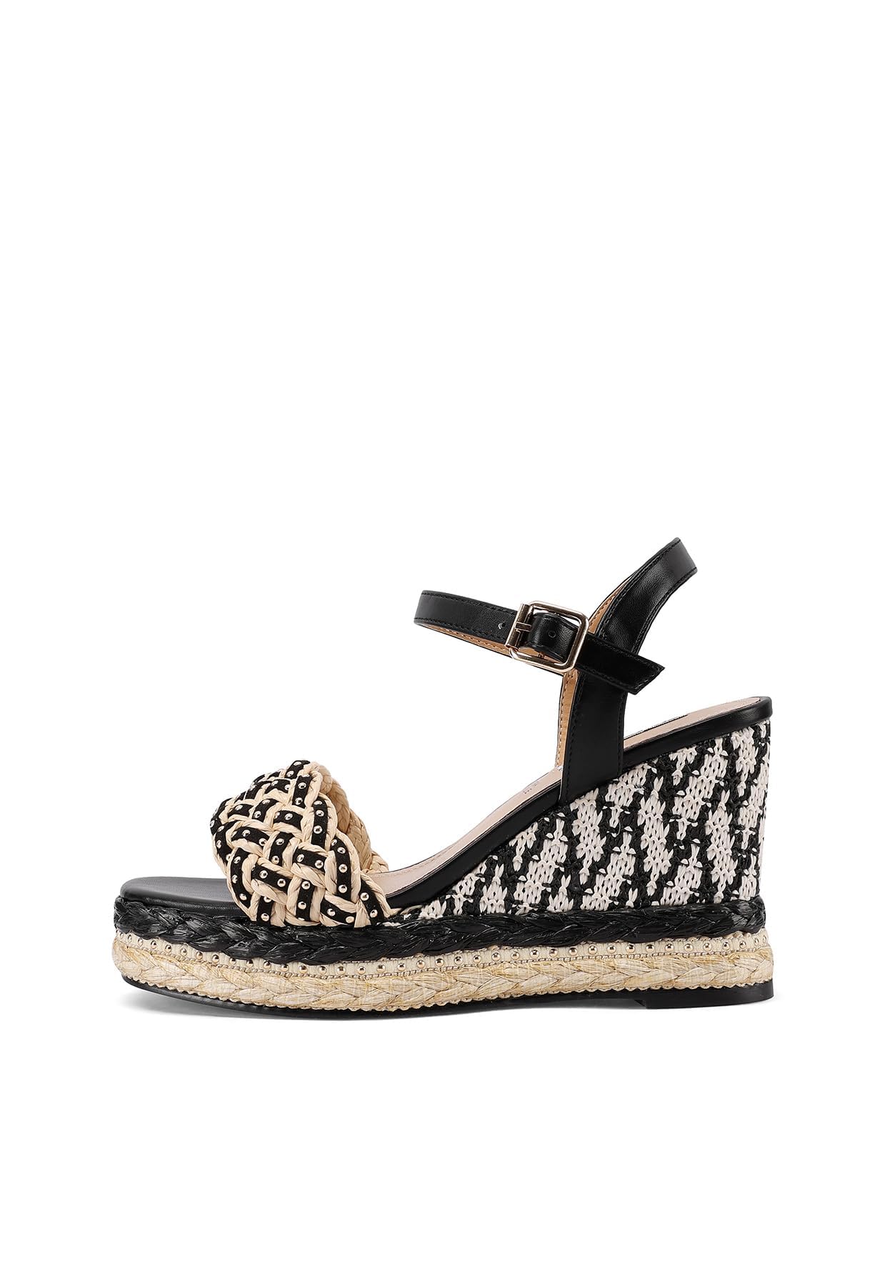 QUEEN HELENA Zeppe Sandali Alti con Zeppa con Cinturino Donna ZM9984
