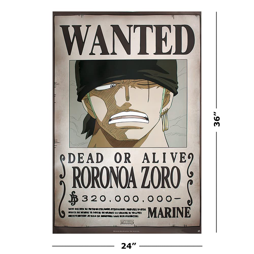 Amazon.com: One Piece - Anime TV Show Poster Set (Wanted: Luffy