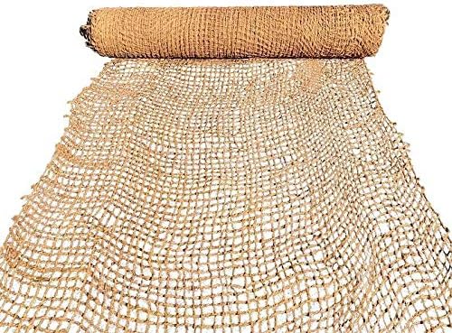 Sandbaggy Coir Mat | Erosion Control Product for Stopping Soil Erosion on Hillsides, Riverbanks & Oceanfront | Lasts 5X Longer Than Straw Blanket | Lasts 2-5 Yrs (Homeowner Size - 4 ft by 80 ft Roll)