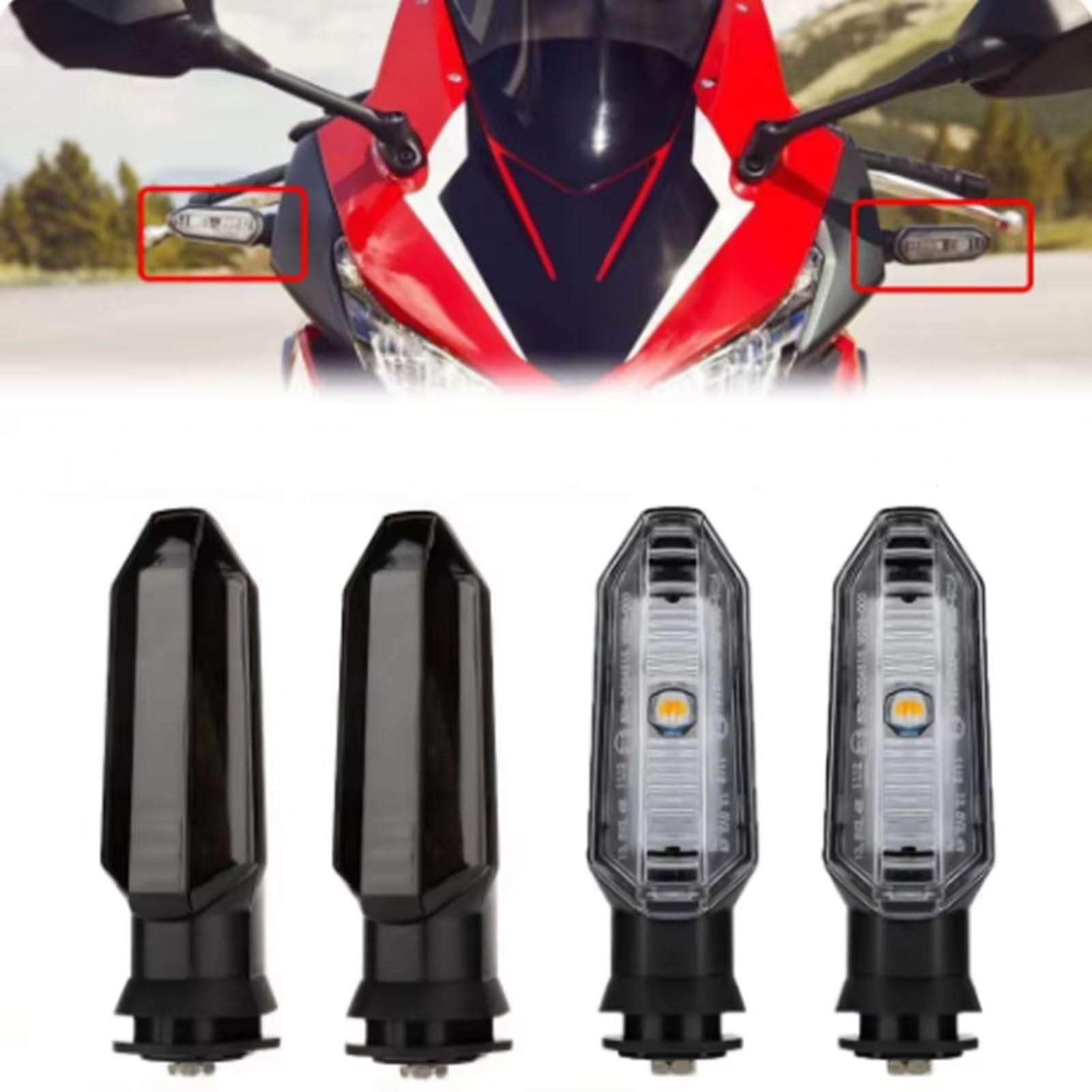 Intermitentes Para CRF250L 2012-2020 Para CRF300L 2021 Para NC700S 2012-2017 Para NC750X 2014-2022 Para CTX700N 2014-2018 Accesorio De Luz De Giro De Intermitente De Motocicleta