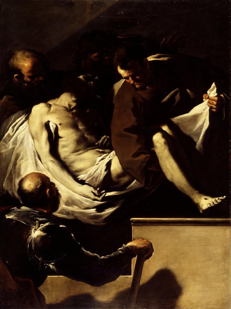 Lienzo el Entierro de Cristo de 60x90cm para decorar pared 5